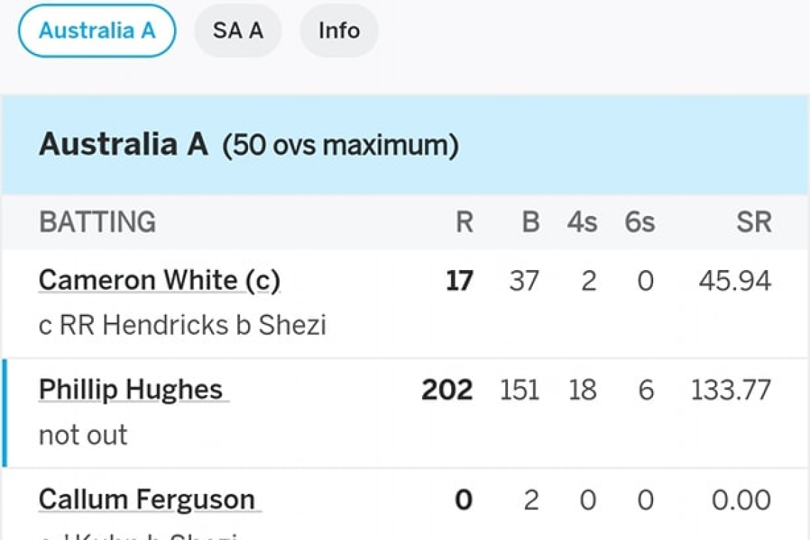 10 Year Anniversary of Phil Hughes 202 not out at Marrara Cricket Ground